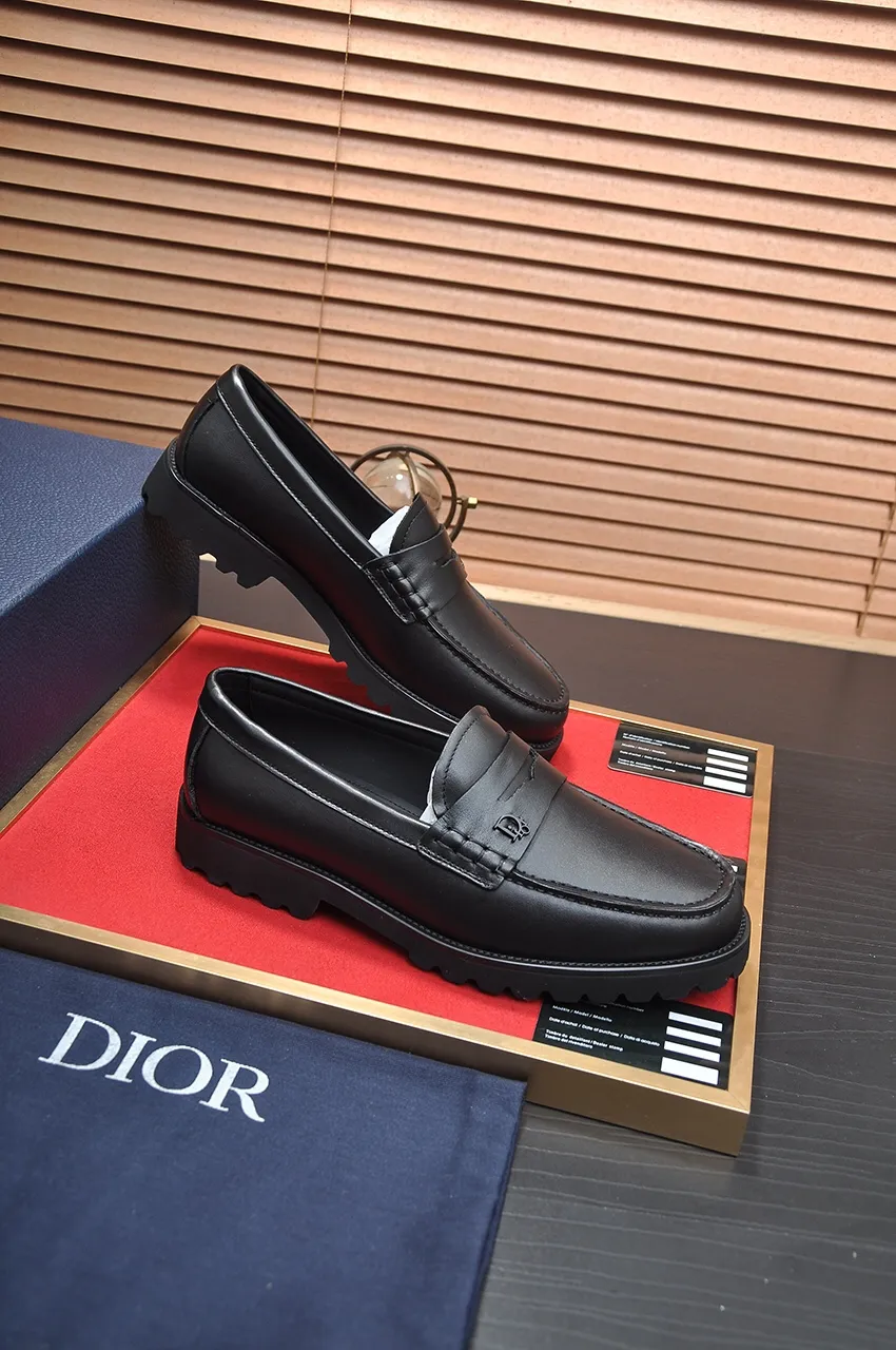 Men's shoes 💰620💶[Dior] (water-dyed cowhide lining) Dior original 1:1 high-quality factory, imported original materials, imported raw cowhide, water-dyed cowhide lining, original TPU outsole, code number: 38-44 (45 customized)